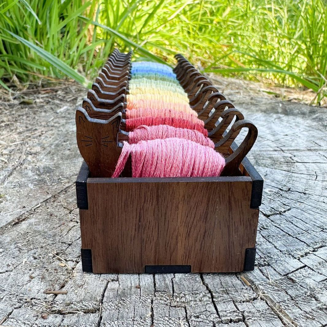 Wooden Animal Bobbin Set