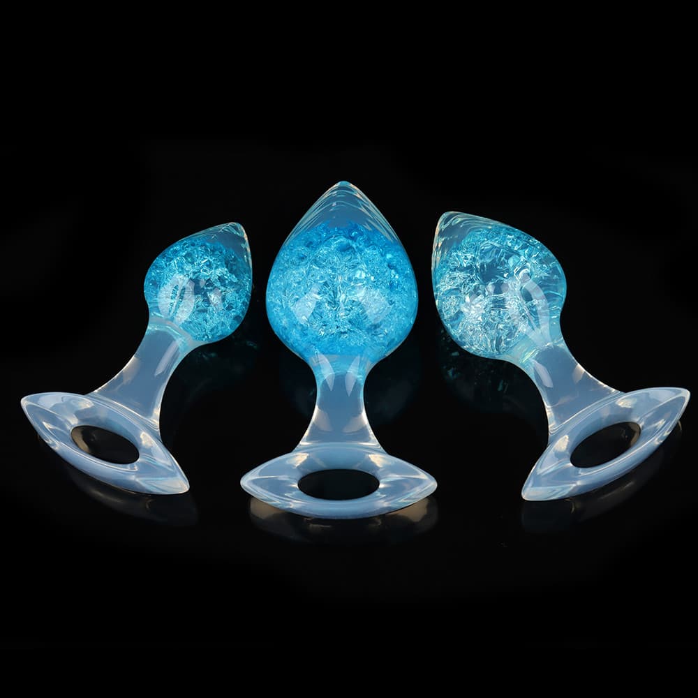 Heart Crystal Butter Plugs