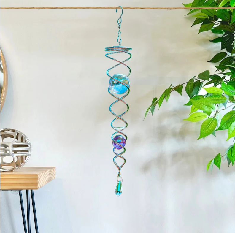 ✨Mystic Crystal Spiral: Purify Energy & Attract Good Luck