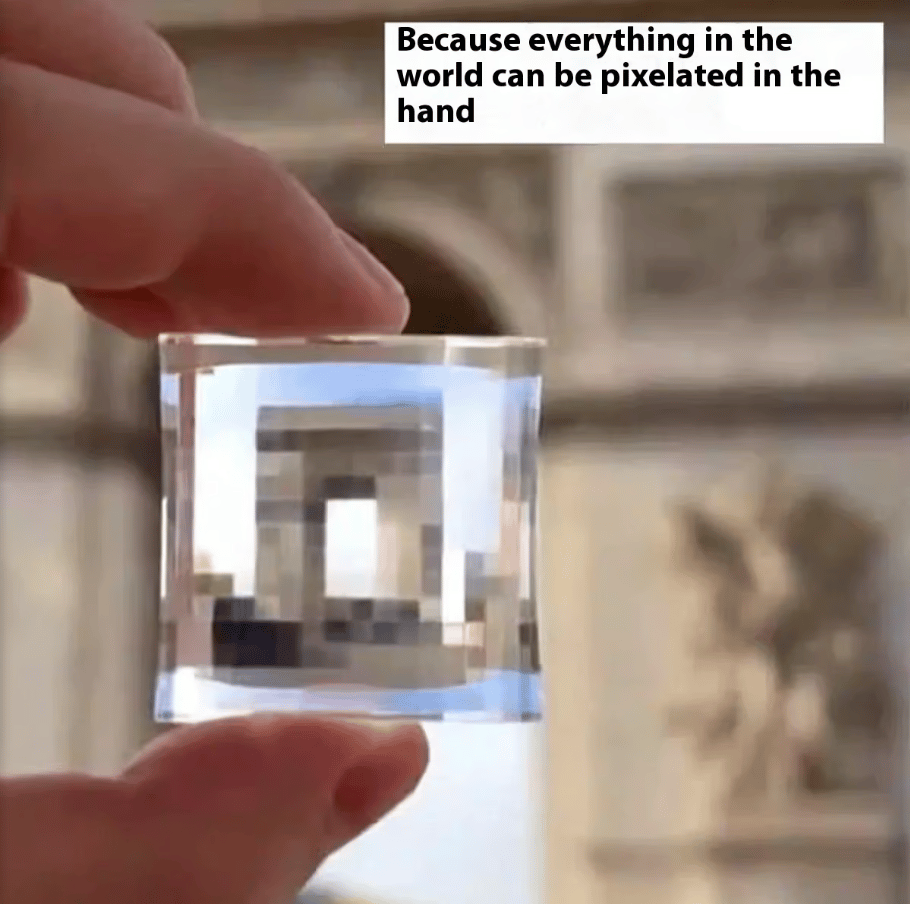 🎁TikTok Last Day Sale - 70% OFF⭐Crystal Pixel Filter Stone Keychain: A Pocket - sized Photo Enhancer🌈