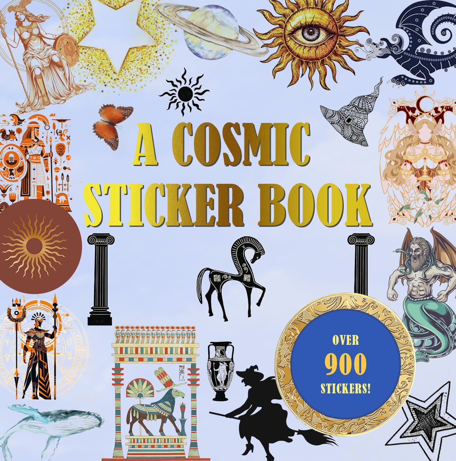 A COSMIC STICKER BOOK🌙✨ (over 900 stickers!)
