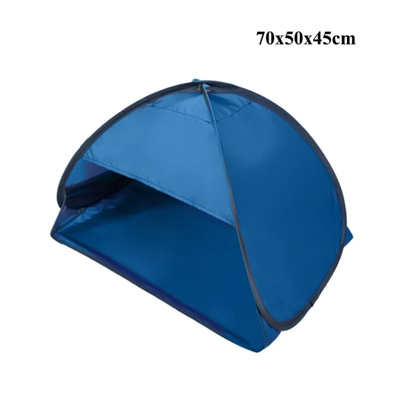 Pop-Up UV Sunshade Tent with Phone Holder