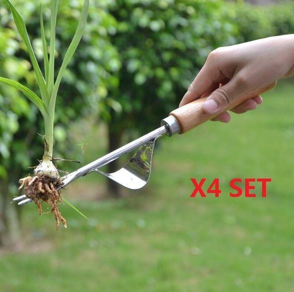 Homes Garden Hand Weeder Stainless Weeding Tool(2 PCS)