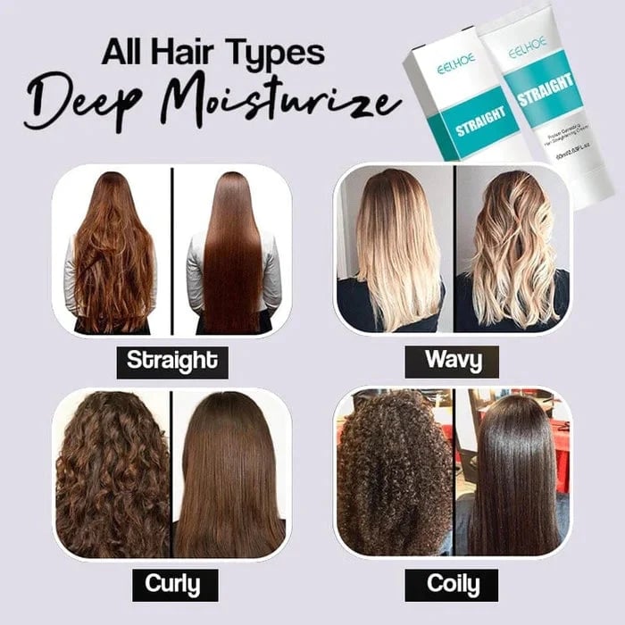 Last Day Promotion 49% OFF - 🔥Silk and Keratin Treatment Hair Straightening Cream