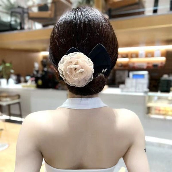 (🔥Summer Hot Sale- 50% OFF) Exquisite Big Flower Deft Bun