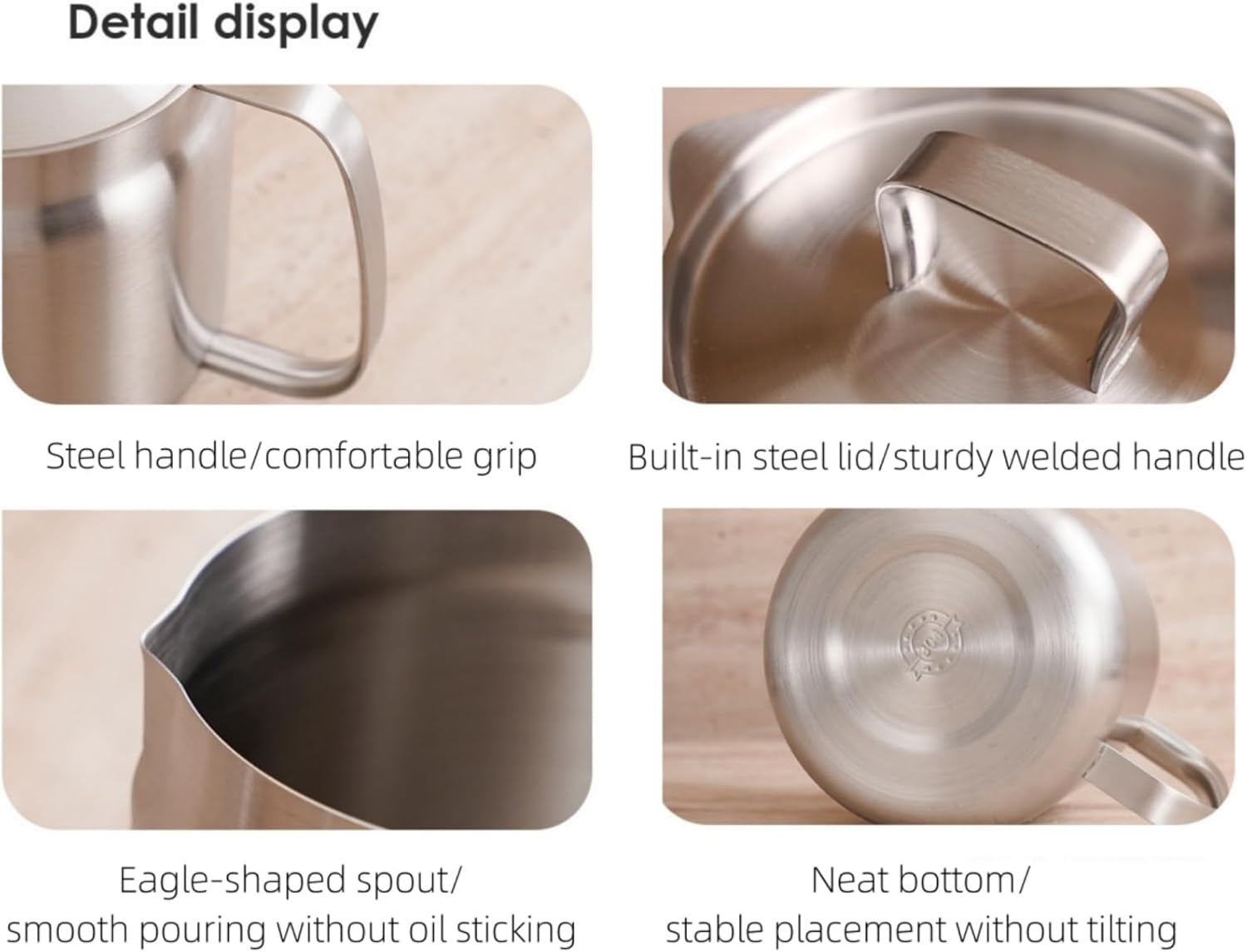 🎁TikTok Last Day Sale - 70% OFF🎉2-in-1 304 Stainless Steel Multifunctional Oil Strainer Pot