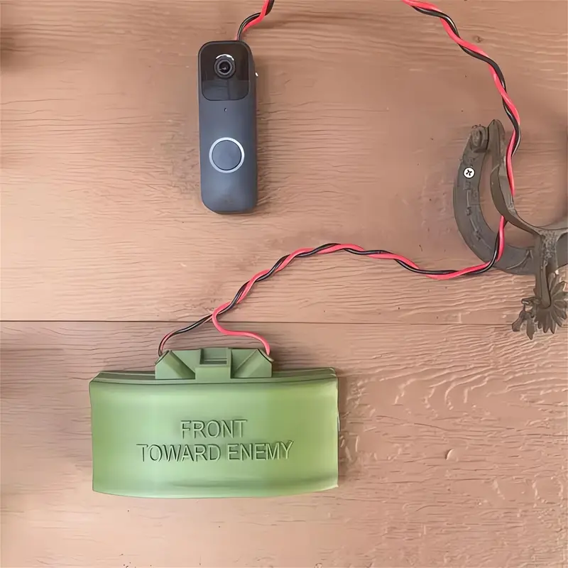 Military fan mine doorbell cover