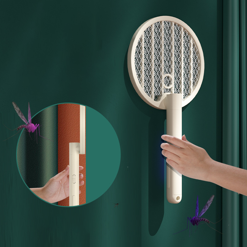 (Summer Hot Sale-40% OFF) 2022 New Design Electric Fly Racket With Bug Trap-BUY 2 FREE SHIPPING