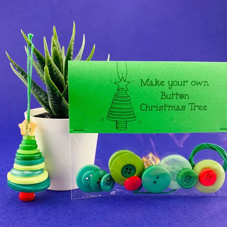 ☃️ DIY Button Snowman Decoration Kit | Handmade Christmas Craft | Fun for Kids & Adults | Perfect Holiday Gift👍🔥 99% of people would buy this option Full range of styles (6-pack)