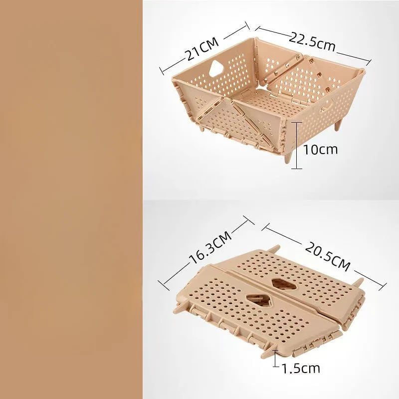 🎁TikTok Last Day Sale - 70% OFF🔥Foldable Multi-Functional Draining Storage Basket