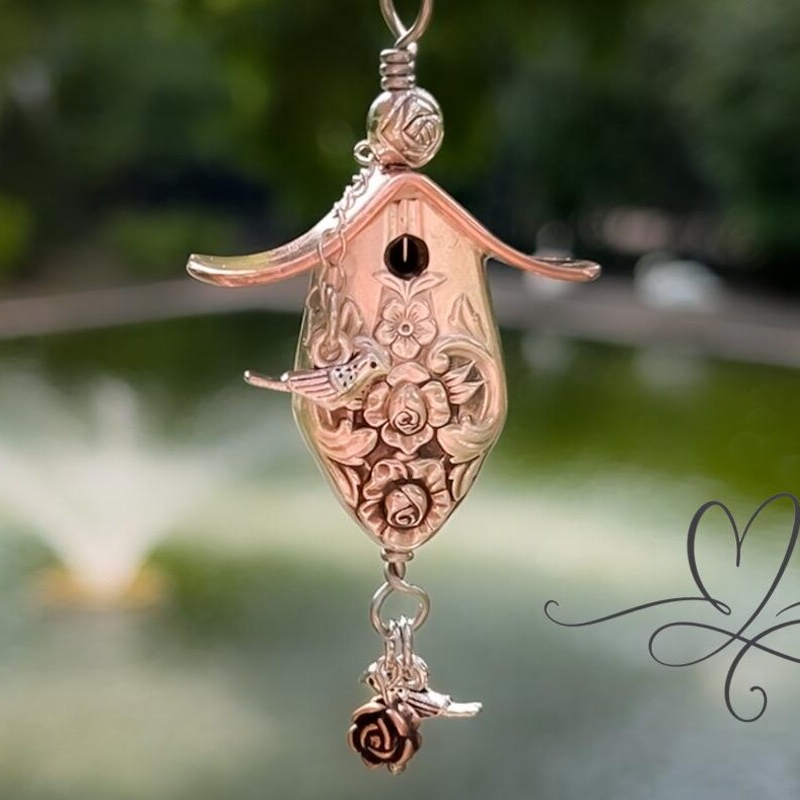 🔥Father's Day Sale🐦Handmade Birdhouse Necklace