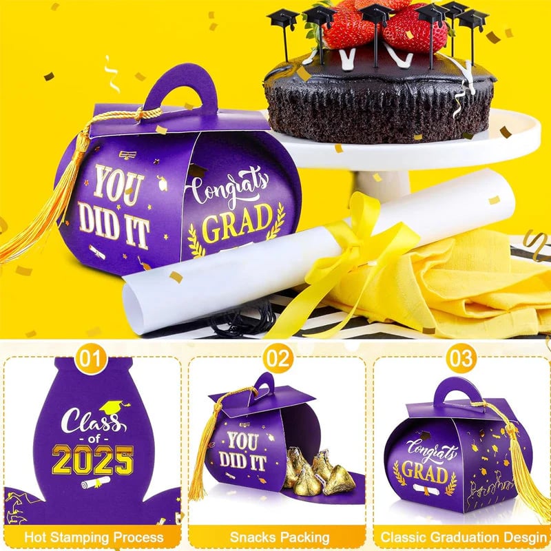 🎁TikTok Graduation Last Day Sale - 70% OFF🎉✨Graduation Cap Gift Box(🍬No Candies)