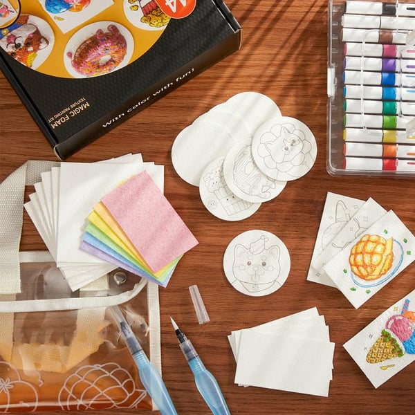 🔥Geschenke zum Kindertag–Magic 3D Schaum-Textur-Malset 🎨