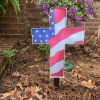 💝American Flag Eternal Light Cross In Memory of a Favorite Person