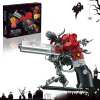 🎁TikTok Last Day Sale - 70% OFF🌹Guns & Petals Decorative Revolver Model with Red Roses Silver and Black Metal Art Sculpture Gothic Style⚡Buy 2 Get Free Shipping
