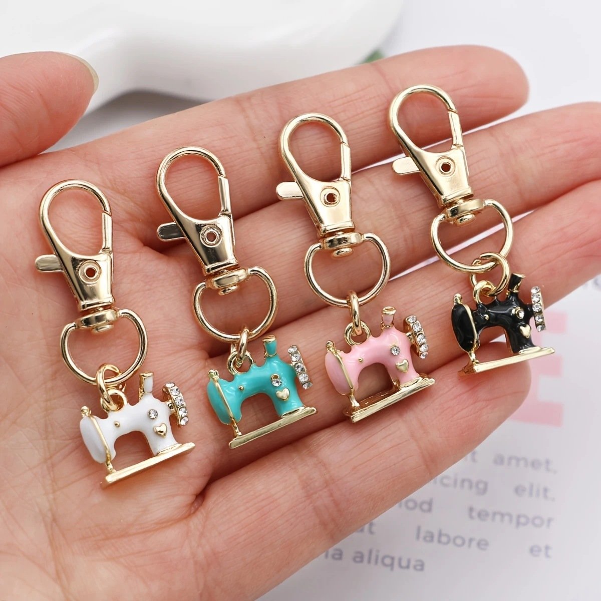 ✨🧵 Mini Sewing Machine Keychains – A Stitch of Memory & Meaning