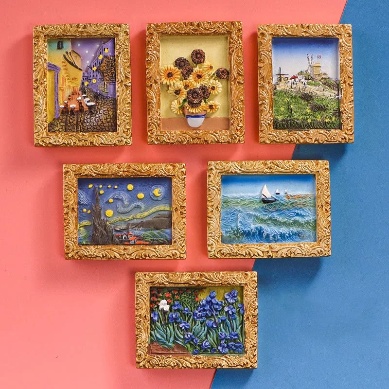 🎉Letzter Tag 49% Rabatt🔥Van Gogh inspiriertes Kühlschrankmagnet-Set