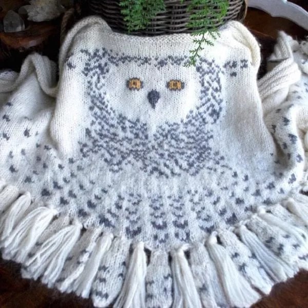 2022 NEW ! RETRO OWL SCARF