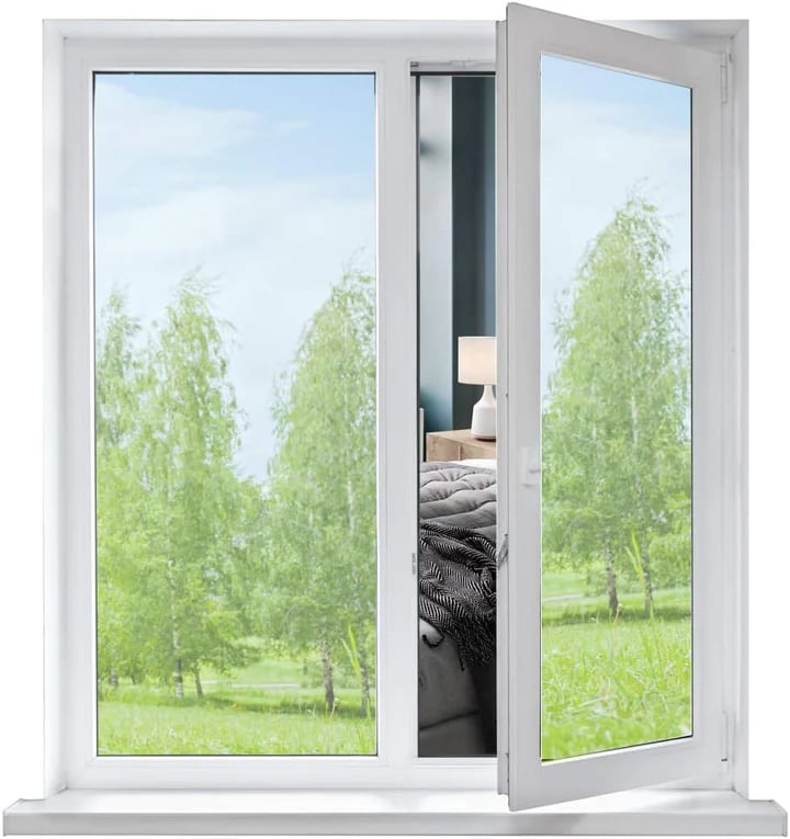 🔥100 % Sichtschutz, Sonnenschutz, Anti-UV-reflektierende Fensterfolie