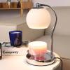 GEEZO Fragrance Candle Warmer Lamp with 2 Bulbs Electric Candle Warmer with Timer & Dimmer for Home Decor