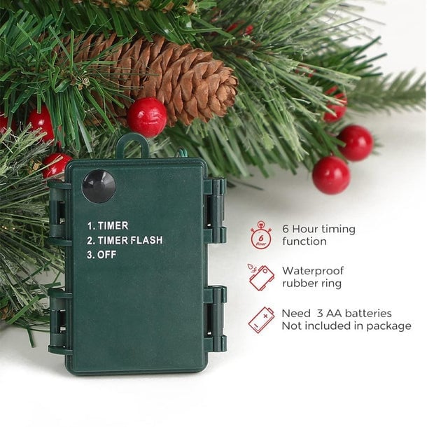 🍂TikTok Fall Sale — Last Day 70% OFF🎉🎄Pre-lit Artificial Christmas Tree Urn Filler💐