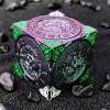 2025 New DND Fidget Spinner DICE: 7-in-1 Metal DND Dice Cube – 6-Sided Rotating Polyhedral Dice, Tabletop RPG Accessory for DMs and Player