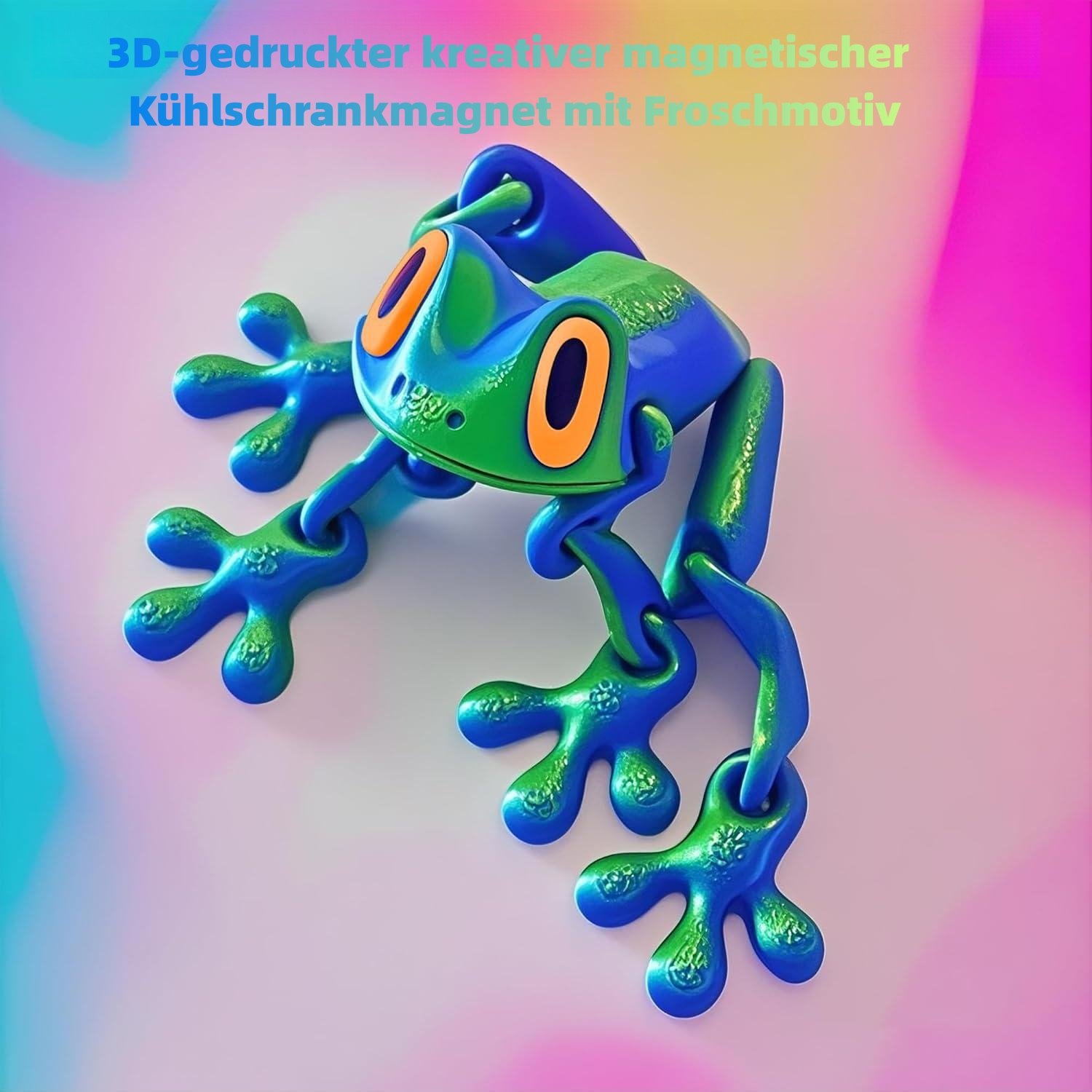 🎁Letzter Tag 49% Rabatt🐸3D-gedrucktes magnetisches Froschspielzeug