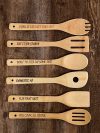 🤣Funny Wooden Spoon Set ( 6 pcs )