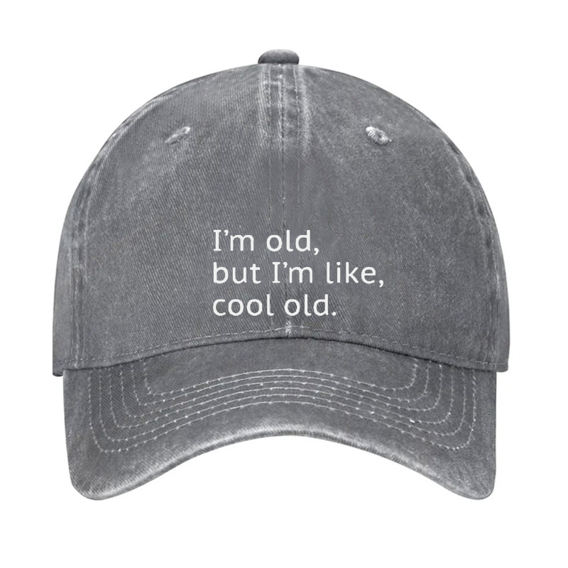 I'm Old Print Hat