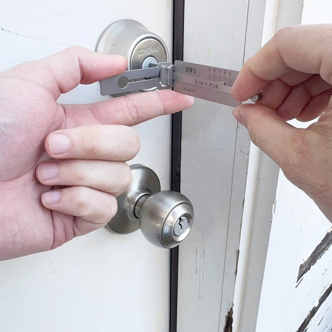 🔐 2-in-1 Lock Pick Tool – Precision for Pin Tumbler Locks