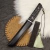 Ebony Damascus VG10 Steel samurai sword
