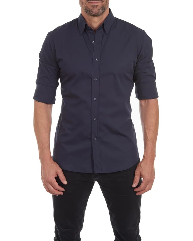🔥 Last Day 50% OFF 🔥Oxford Stretch Zip Shirt (Buy 2 Free Shipping)