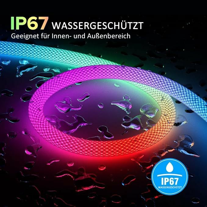 🌈Heißer Verkauf 49% Rabatt - 360° leuchtender wasserdichter Streifen mit Musiksynchronisation
