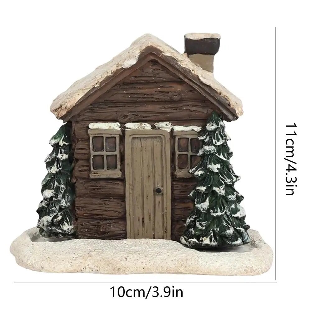 🔥Last Day Promotion - 70% OFF🎁🏠Log Cabin Incense Burner with Smoking Chimney