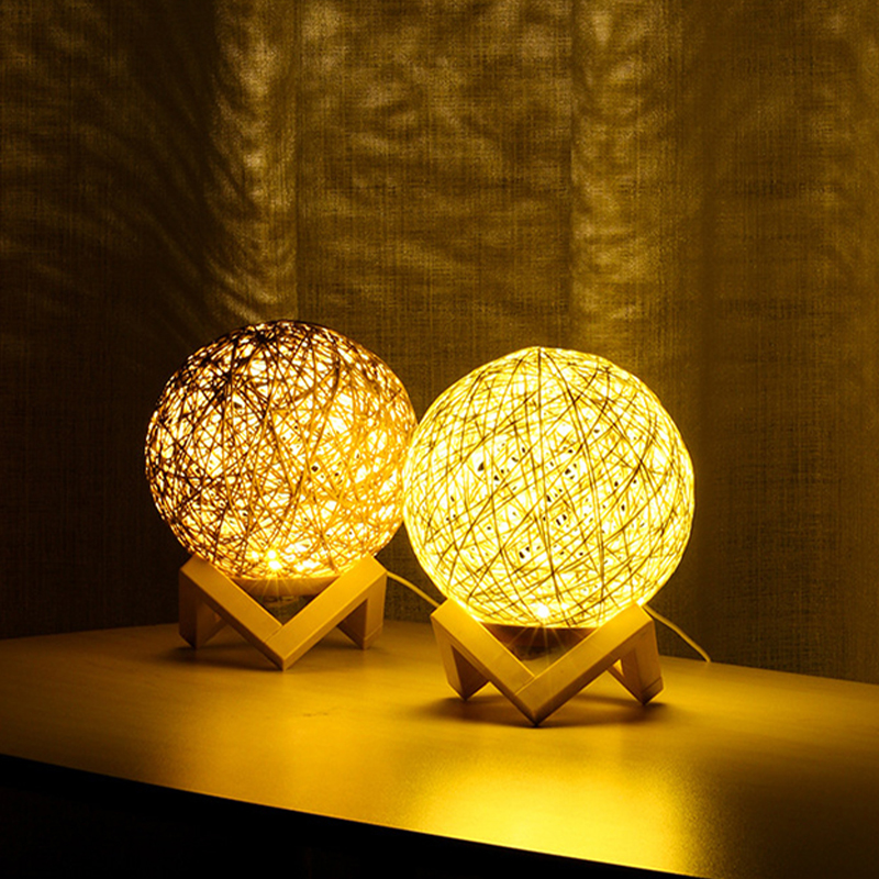 (🌲Early Christmas Sale- SAVE 48% OFF)Handmade Sepak Takraw Ball LED Table Lamp(BUY 2 GET FREE SHIPPING)