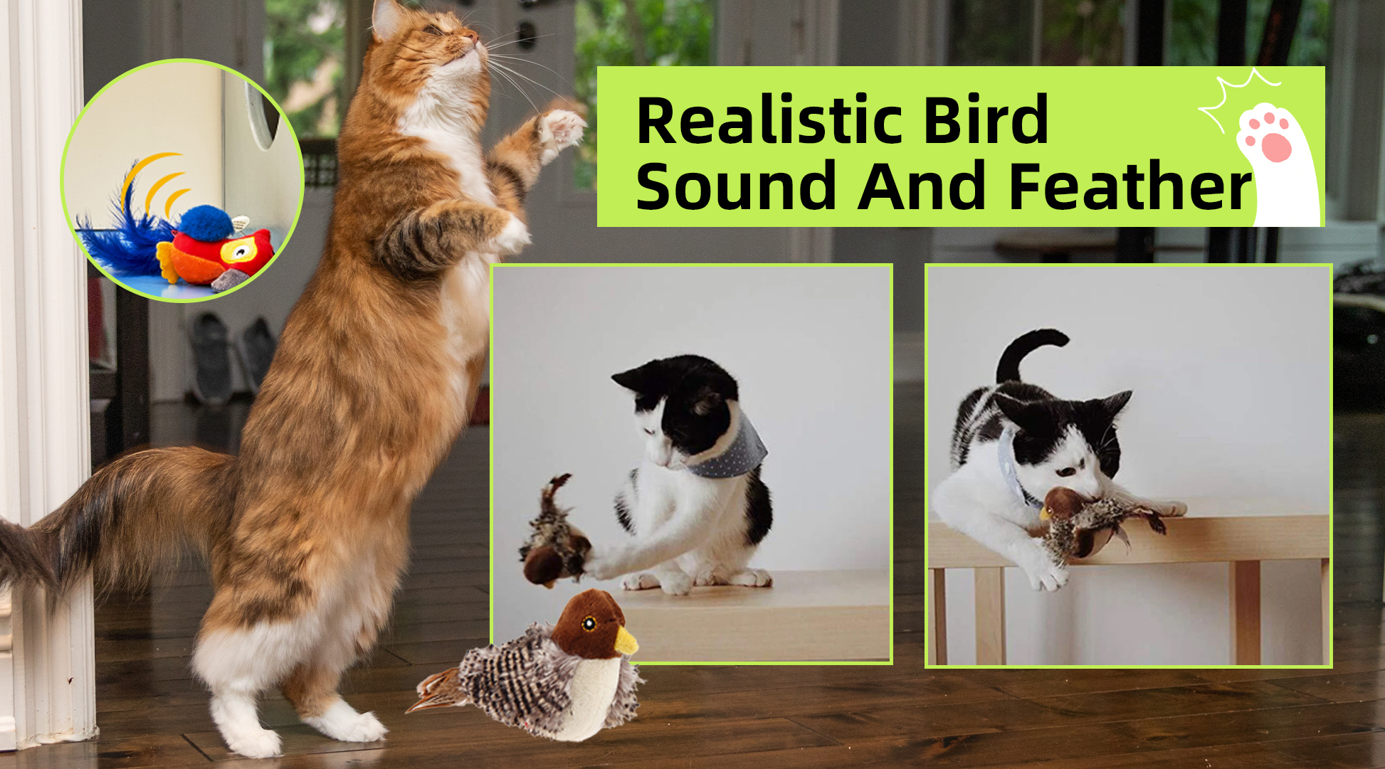 🐦Upgraded Simulated Chirping Bird Toy🎄