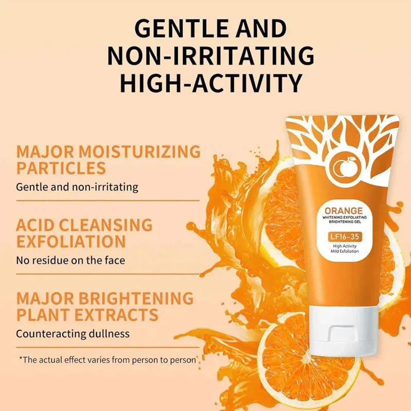 🎁TikTok Last Day Sale - 70% OFF🔥CitrusFlash™ 2025 Micro-Exfoliator--Orange Enzyme Exfoliating Gel