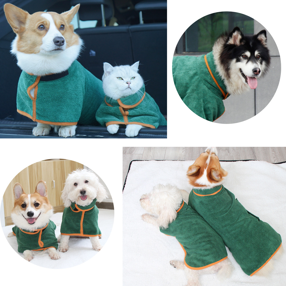 🔥Last Day Promotion - 50% OFF🎁🐕Super absorbent pet bathrobe😊