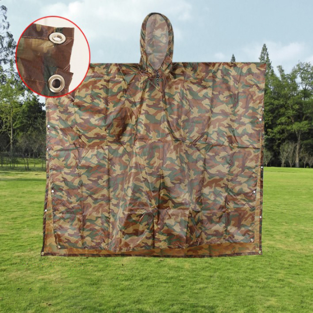 (NEW YEAR PROMOTION-50% OFF) 3 IN 1Military Impermeable Outdoor Hunting Clothes Waterproof Camo Poncho