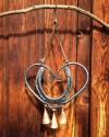 Handmade Lucky Love Wind Chime with Steel Nails, Buy 2 Free Shipping