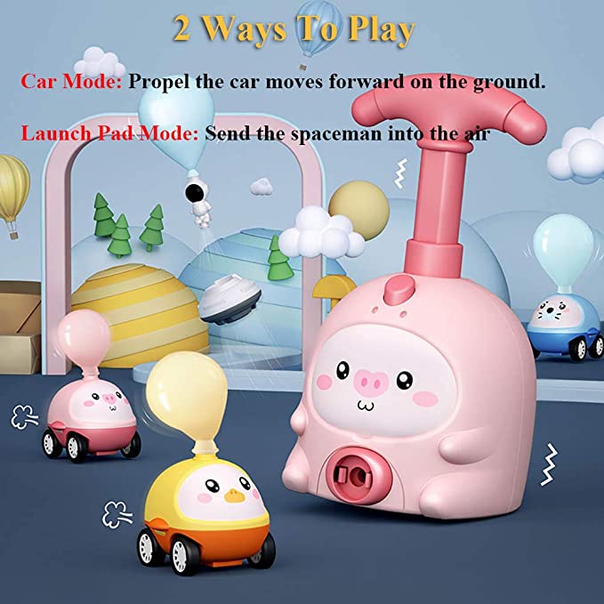 (🌲Early Christmas Sale- SAVE 48% OFF)2022 NEW Air Pressure Power Balloon Car With Rocket(buy 2 get free shipping)