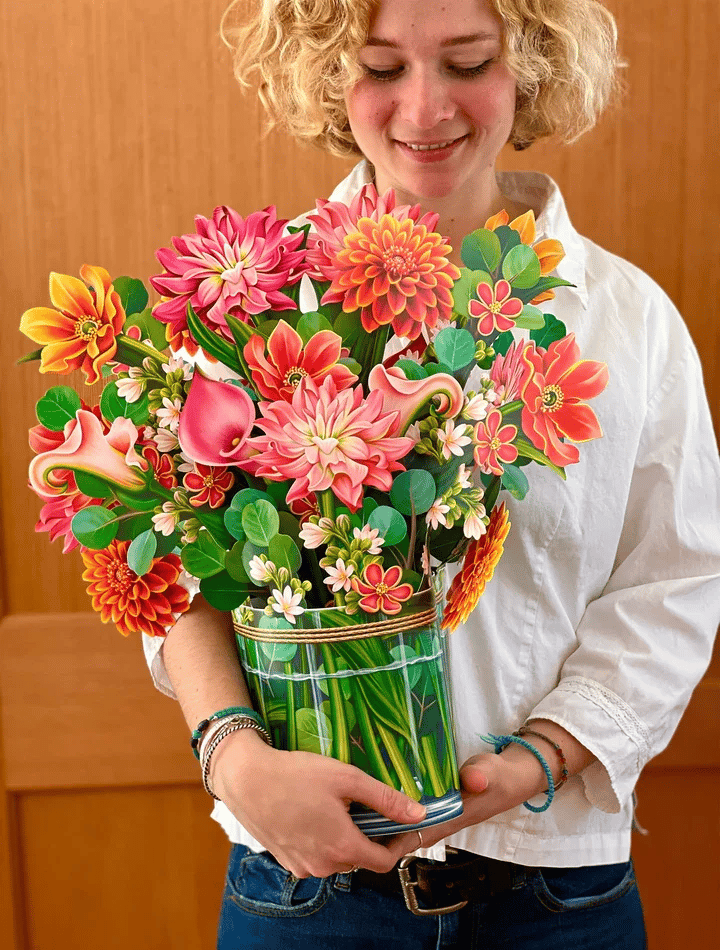 🎁Mother's Day Gift-💐Pop Up Flower Bouquet Greeting Card(Buy 3 Free Shipping)