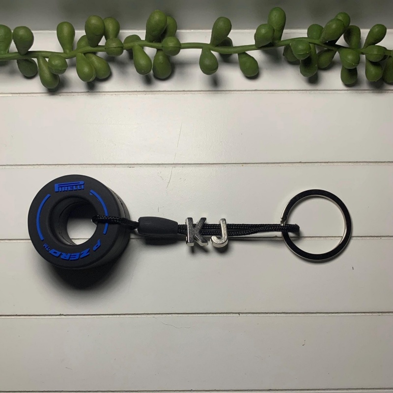 F1 Tyre Wheel Keychain