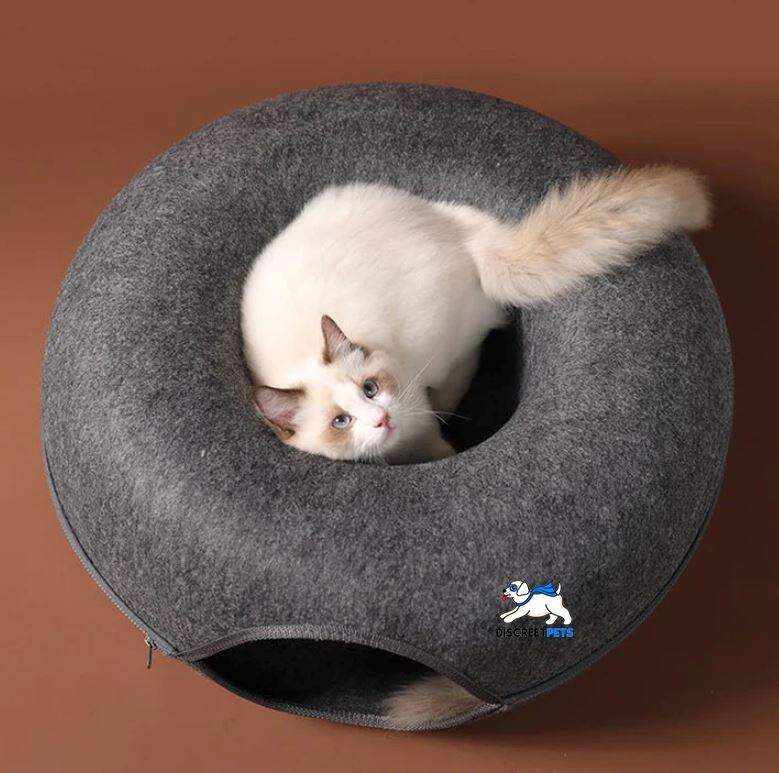 🔥LAST DAY 71% OFF--Discreet Pets Cat Tunnel Bed(BUY 3 SAVE $10 & FREE SHIPPING)