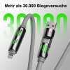 🔥Letzter Tag 49% RABATT❤️4-in-1 USB-Ladekabel Schnellladung 240W