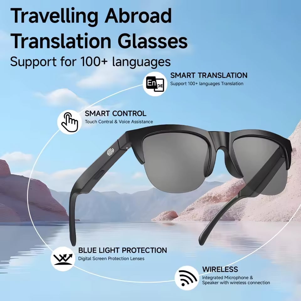 🕶️ KI-Echtzeit-Übersetzungsbrille für über 100 Sprachen
