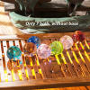 🔥Colorful Crystal Ball Decoration - Glass - Wood - 7 Balls in a Set