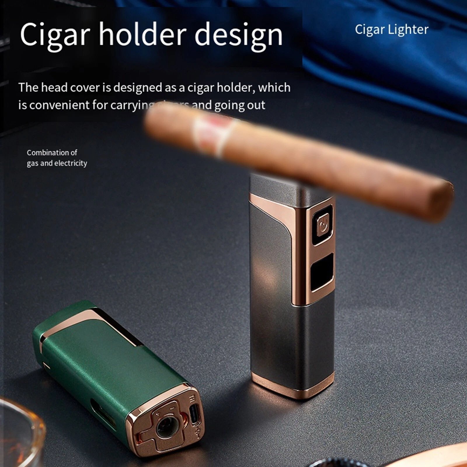 Windproof Jet Flame Portable Lighter