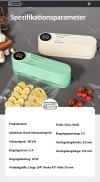 🥗Halten Sie Ihr Essen frisch –  ✨Mini kabelloser Vakuumversiegeler