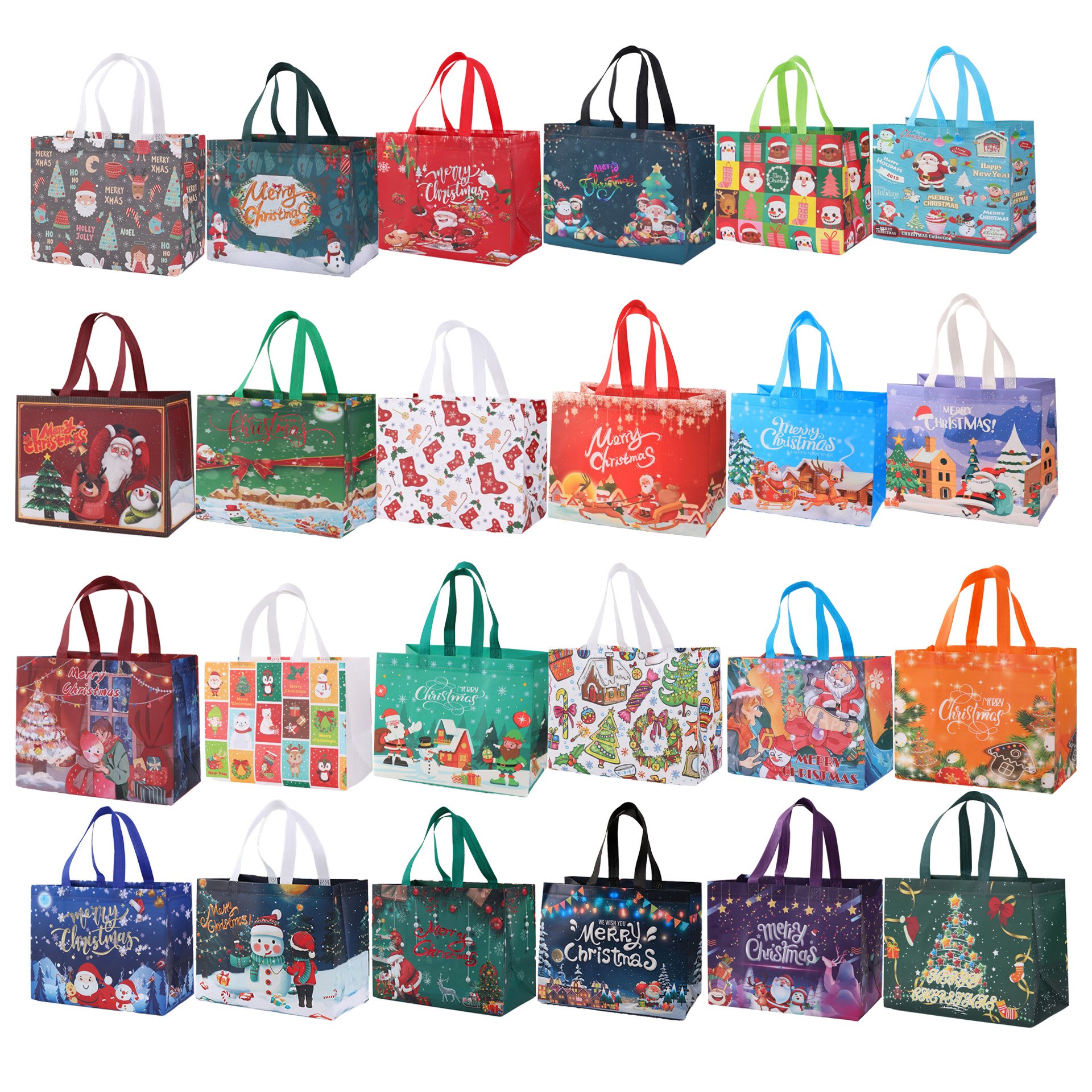 🔥Last Day Promotion 70% OFF🔥Christmas Gift Bags Large Reusable Tote Bags